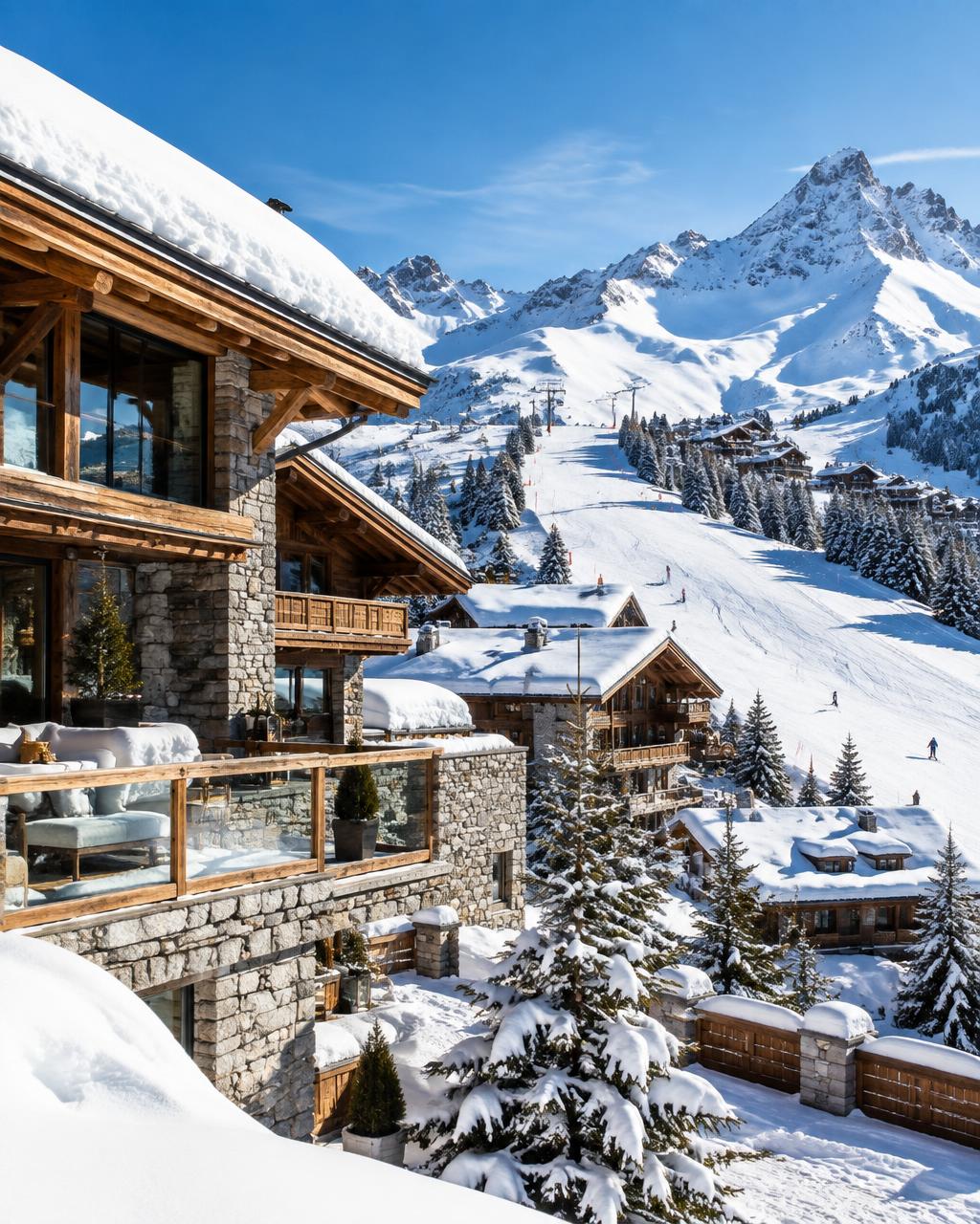 Transfert chauffeur privé vers Courchevel