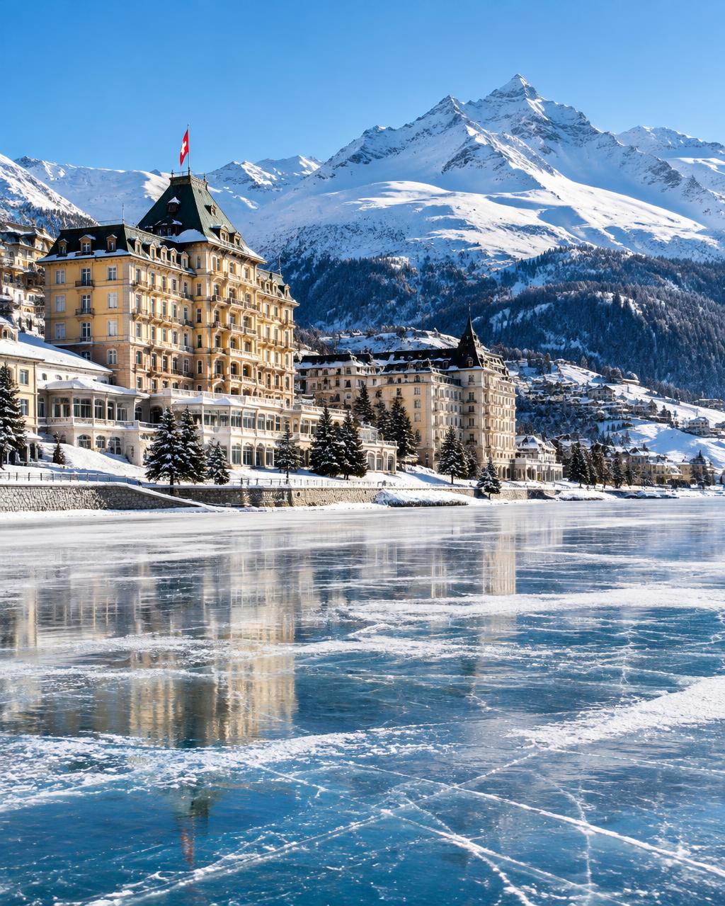 Transfert chauffeur privé vers Saint-Moritz (Suisse)